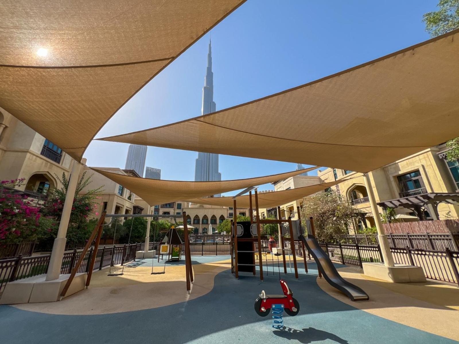 Durrani Homes - Unique Garden Apt At Souk Al Bahar Besides Dubai Mall & Burjkhalifa With Private Jaccuzi Exterior foto